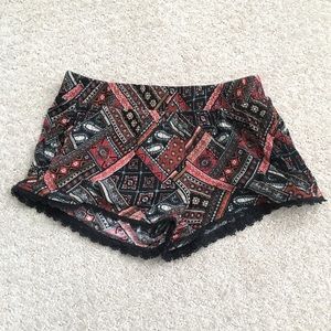 Tribal short shorts